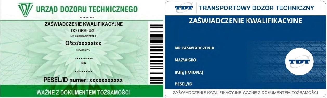 czy uprawnienia tdt są takie same jak udt?